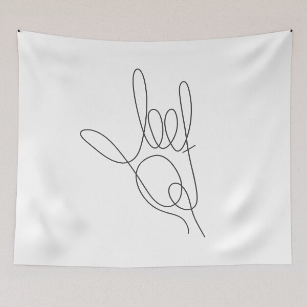 Item preview, "Leef" | Live & Love | Line Drawing | White designed and sold by Frédérique de Paus.