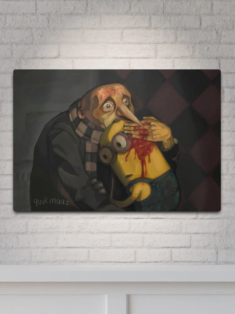 Gru no meme | Metal Print