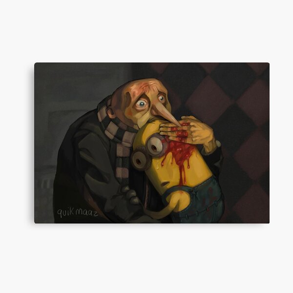 gru surprised meme Canvas Print for Sale by gketheredge