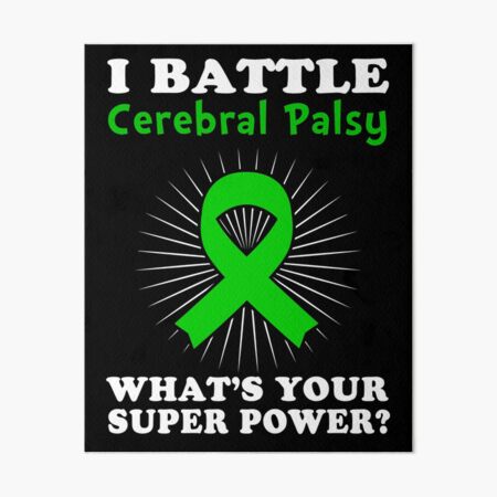 Item preview, I Battle Cerebral Palsy Funny Cerebral Palsy Warrior Gift designed and sold by rechardtee.