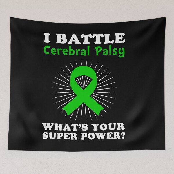 Item preview, I Battle Cerebral Palsy Funny Cerebral Palsy Warrior Gift designed and sold by rechardtee.
