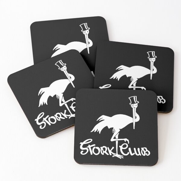 Stork Club Shirt Coasters (Set of 4)