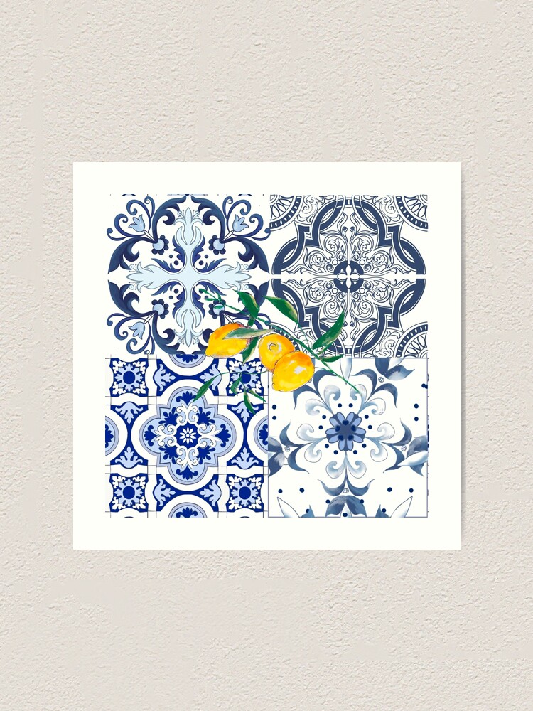 Blue Majolica Tiles Wall Art: Canvas Prints, Art Prints & Framed Canvas