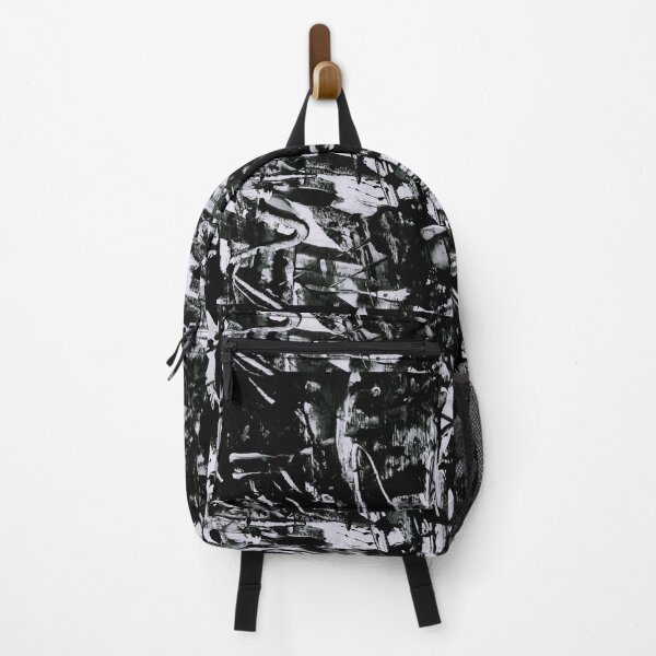Item preview, Monochrome marks in paint black and white abstract  designed and sold by Grey Robinson.