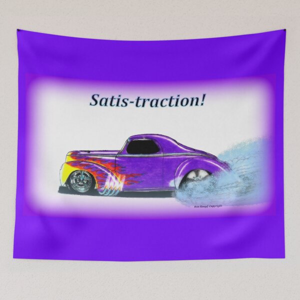 Item preview, Hot Rod Art //  Satis-Traction! designed and sold by Imagin8er.