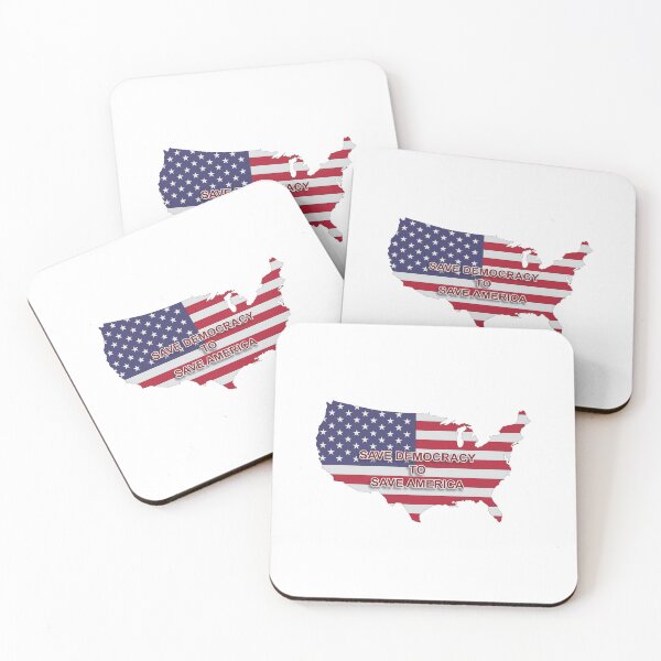 Item preview, Save democracy to save America  designed and sold by Politics-Corner.