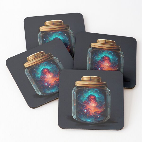 Item preview, Kraken Galaxy In A Jar designed and sold by SteampunkJuni.