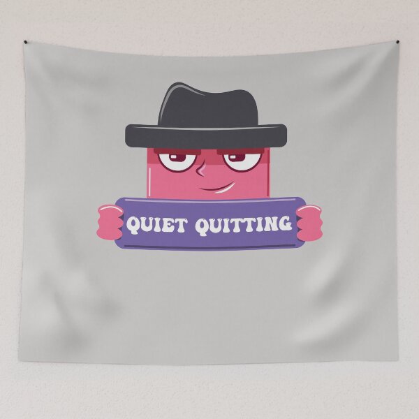 Item preview, quiet quitting designed and sold by Blazing-Art.