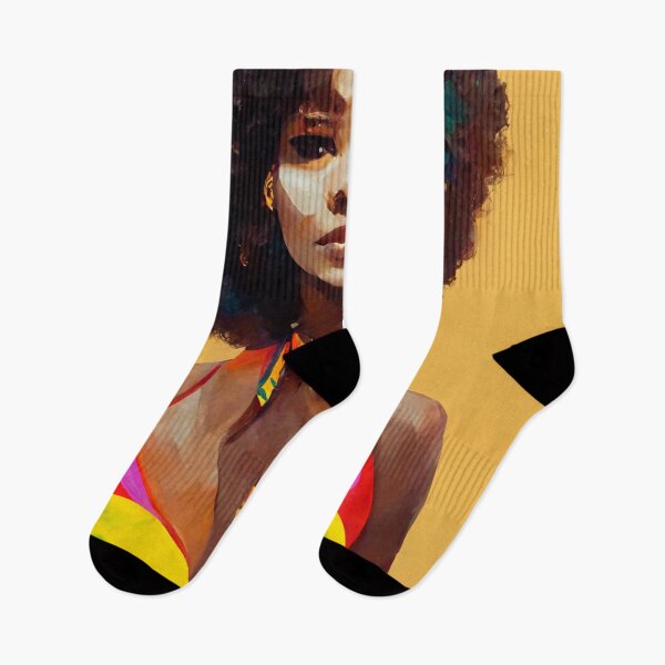 Item preview, Afro girl in bikini painting designed and sold by Lernst25.