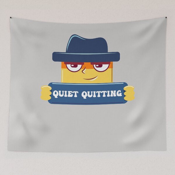 Item preview, quiet quitting designed and sold by Blazing-Art.