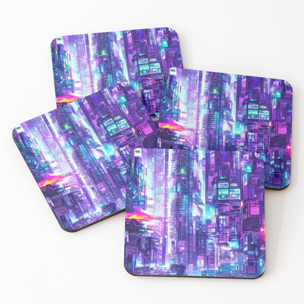 Item preview, Cyberpunk city, Neon designed and sold by Art-of-AI.
