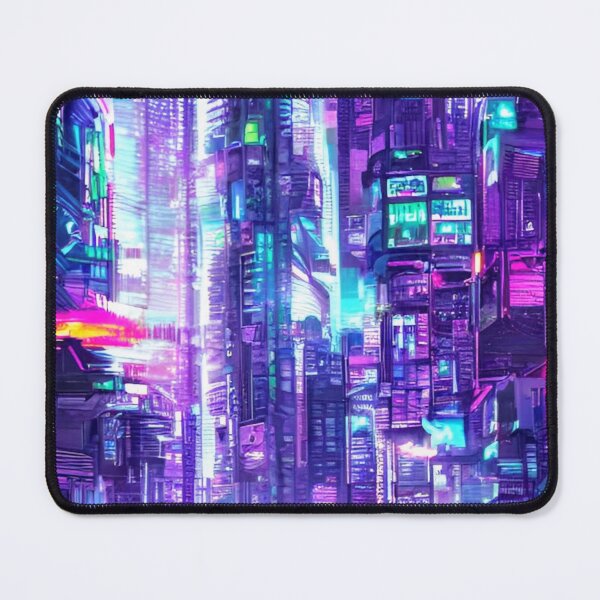Item preview, Cyberpunk city, Neon designed and sold by Art-of-AI.