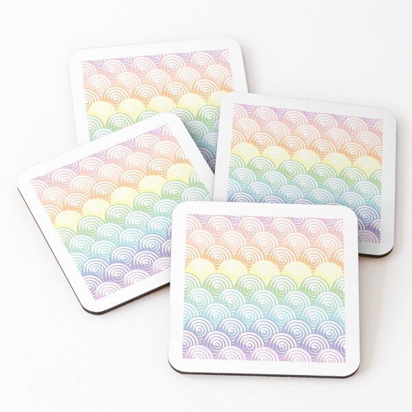Item preview, Geometric Rainbow circles designed and sold by BraveNewDesigns.