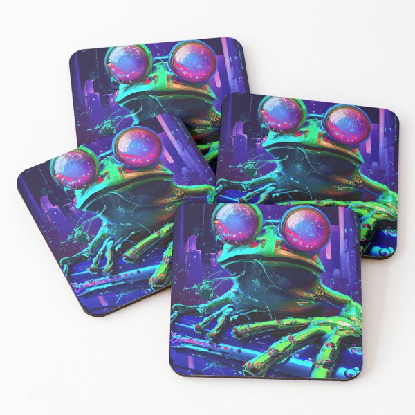 Item preview, Cyberpunk Frog #2 designed and sold by Jada-Art-Shop.