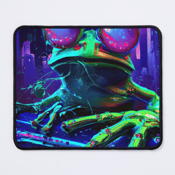 Item preview, Cyberpunk Frog #2 designed and sold by Jada-Art-Shop.