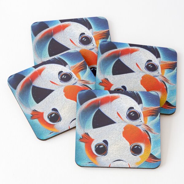 Item preview, The artist yin and yang koi fish Oil Paint Edition designed and sold by Ariel Guevara.
