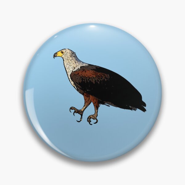 Item preview,  An African Fish Eagle Black Alternate Design Painting Print designed and sold by designsasstultd.