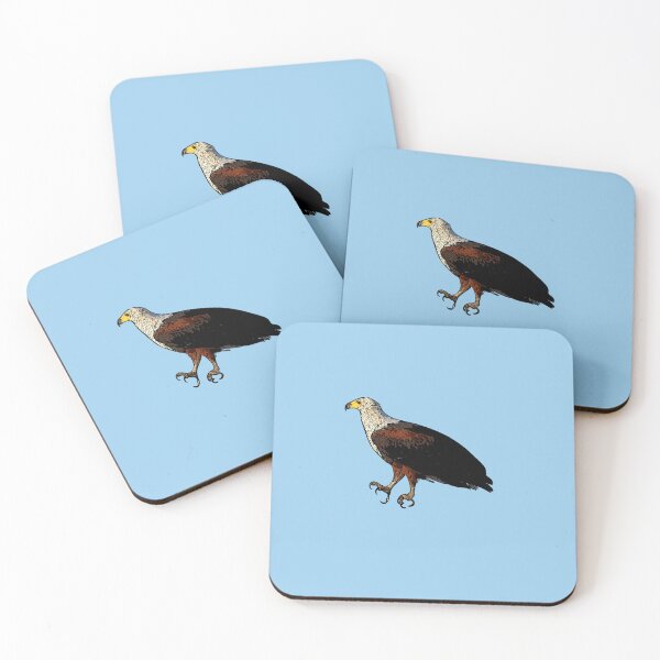 Item preview,  An African Fish Eagle Black Alternate Design Painting Print designed and sold by designsasstultd.