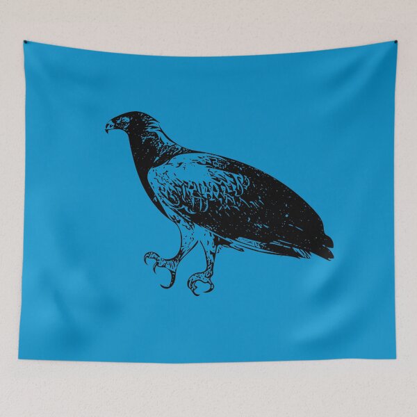 Item preview, An African Fish Eagle Black Design Painting Print designed and sold by designsasstultd.