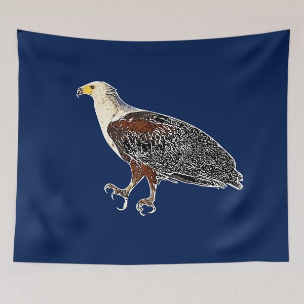 Item preview, An African Fish Eagle White Alternate Design Painting Print designed and sold by designsasstultd.