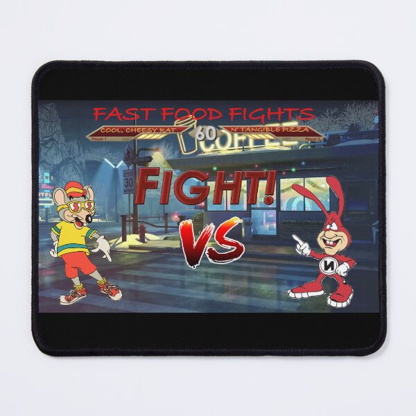 Item preview, Fast Food Fights (Coffee Shop) designed and sold by OutlandishStash.