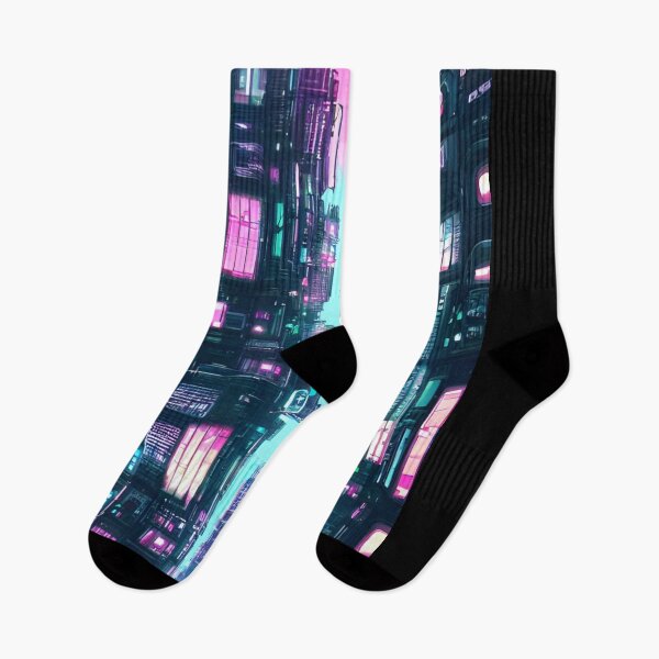 Item preview, Futuristic Cyberpunk City designed and sold by Art-of-AI.