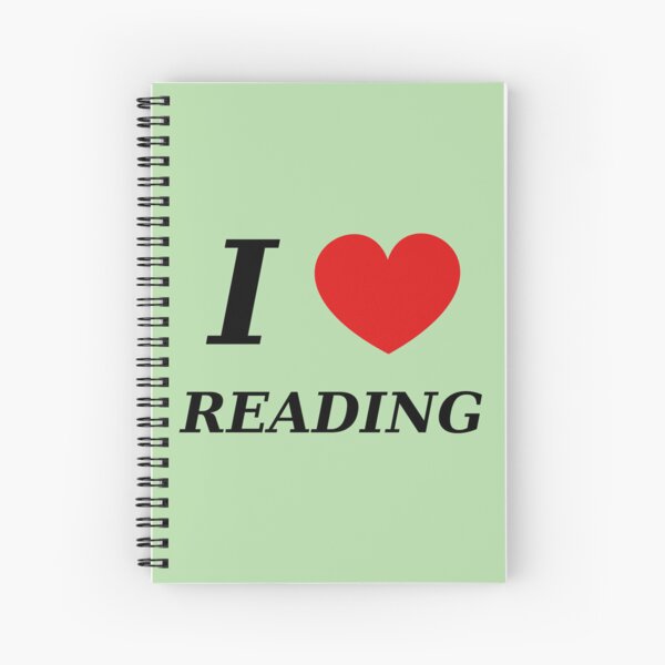 Item preview, I love Reading - I Heart Reading - Black Lettering designed and sold by Grepthor.