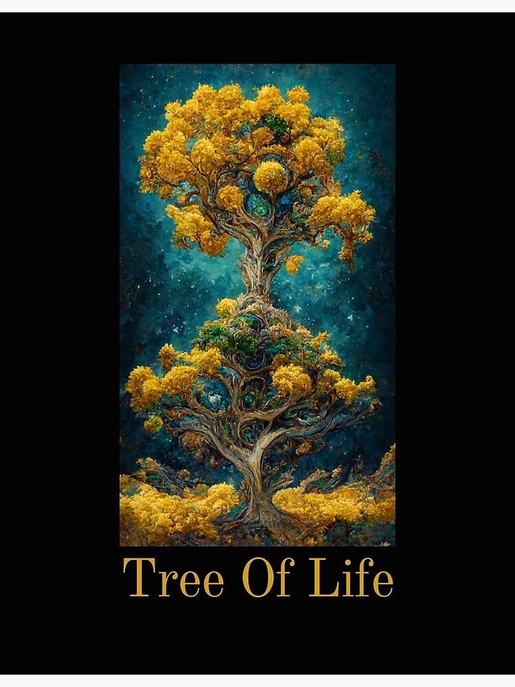 "Tree of Life Painting" Poster for Sale by DarkAgeArt Redbubble