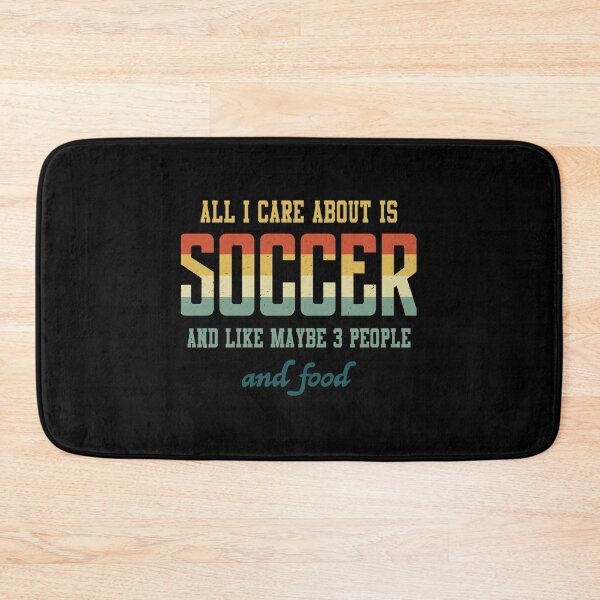 Item preview, All I Care About Soccer And Like Maybe 3 People And Food Vintage Essential T-Shirt designed and sold by ButerDino.