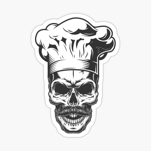 Item preview, cook skull designed and sold by kisilaa.