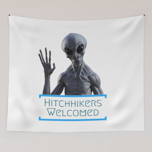 Item preview, Hitchhikers Welcomed  designed and sold by DeusExMachina1.
