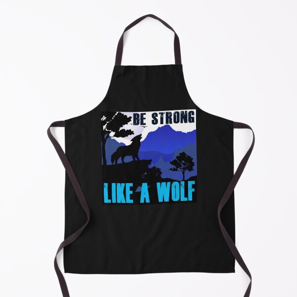 Item preview, Be Strong Like A Wolf - Retro Colors BS20 designed and sold by Art-by-Geoff.