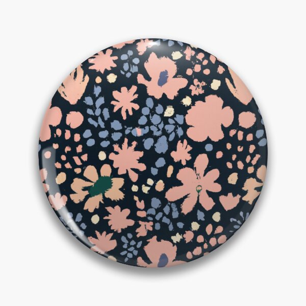 Item preview, Pink And Blue Floral Textile Pattern designed and sold by Zestpond.