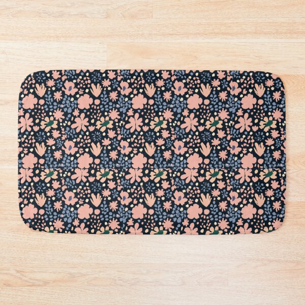 Item preview, Pink And Blue Floral Textile Pattern designed and sold by Zestpond.
