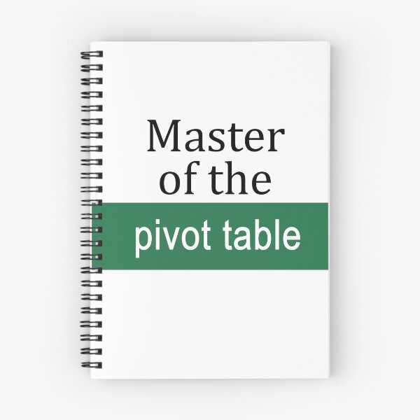 Item preview, Master of the Pivot Table designed and sold by ThePurpleFrog.