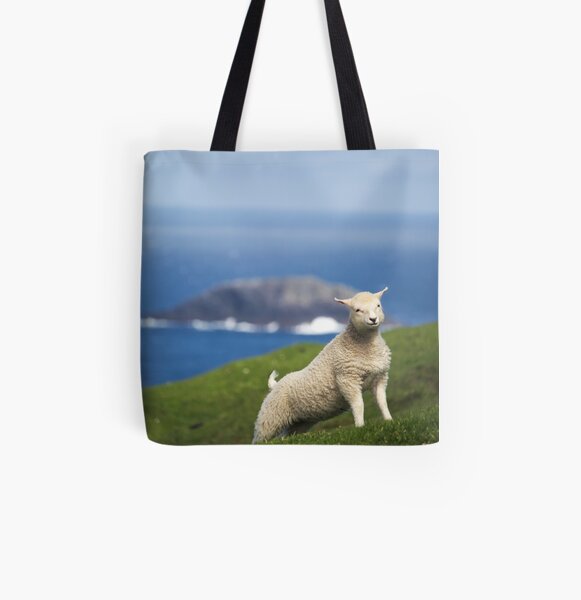 Yoda Sheep I am All Over Print Tote Bag