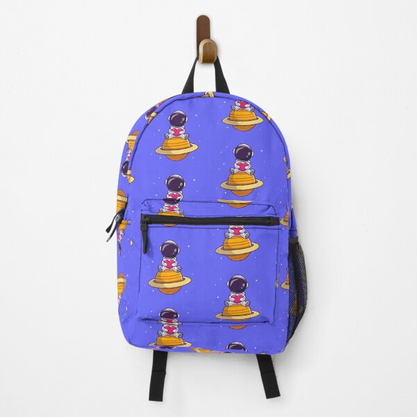 Item preview, Astronaut sitting planet waving cartoon designed and sold by ALAEEDDINEBHM.