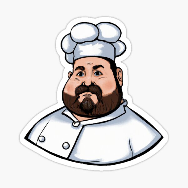 Chef Bear Sticker