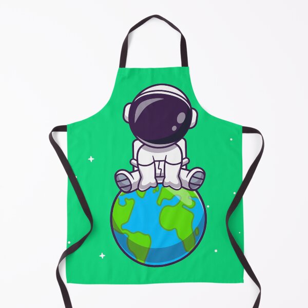 Item preview, Astronaut sitting earth cartoon designed and sold by ALAEEDDINEBHM.