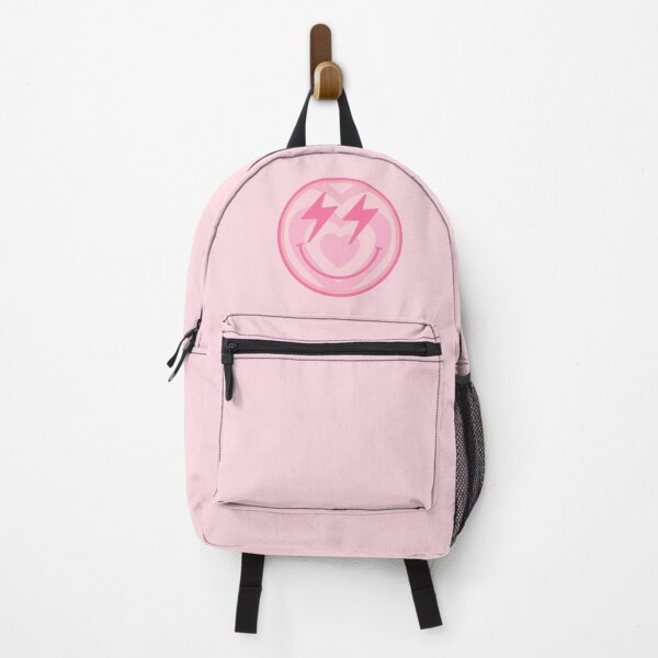 Item preview, Preppy Lightning Bolt Smiley Face - Pink Heart designed and sold by shopcherrybomb.