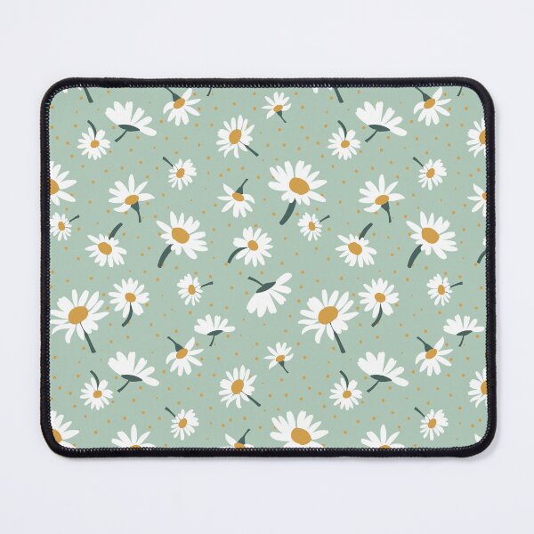 Item preview, Light Blue & White Stem Daisy Print designed and sold by StudioPosies.