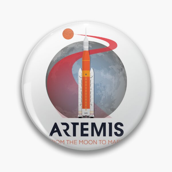Item preview, Artemis Space Program Fan Art designed and sold by blackdogshop.