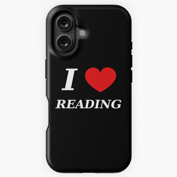 Artikel-Vorschau von Ich liebe Lesen - I Heart Reading - White Lettering, designt und verkauft von Grepthor.