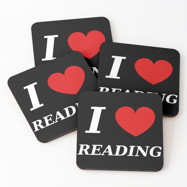 Item preview, I love Reading - I Heart Reading - White Lettering designed and sold by Grepthor.