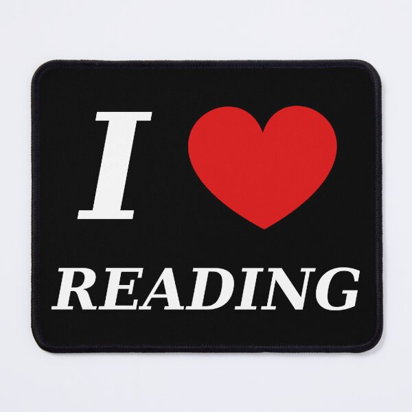 Item preview, I love Reading - I Heart Reading - White Lettering designed and sold by Grepthor.