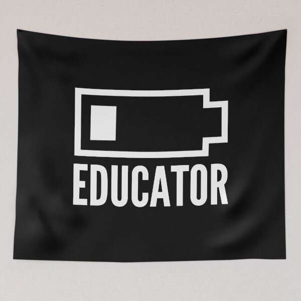 Item preview, Low Battery Teacher - Favorite Teacher Gift, Teacher Humor, Professor Humor, Funny Professor, Funny Teacher, Funny Educator, Educator Humor designed and sold by jadedscientist.