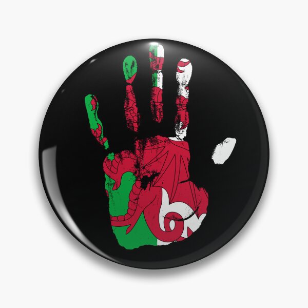 Item preview, Hand Wales Flag Palm designed and sold by rafaeltto.