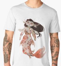 Koi Pond Mermaid Men's Premium T-Shirt