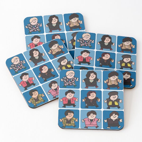 Item preview, Super Junior Mango Grid (Blue) designed and sold by MidnightKiryus.