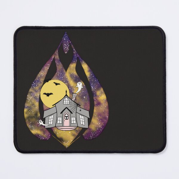 Item preview, Haunted house themed vulva designed and sold by Tammie Sharp.
